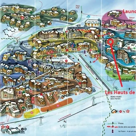 Apartamento Hauts De La Vanoise - Location: Pour Deux Personnes Au Dernier Etage En Plein Centre Mae-9111 Val Thorens